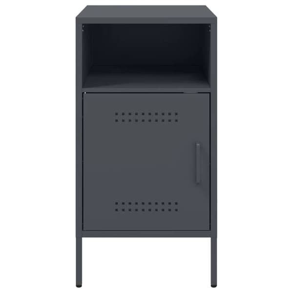 Maison Exclusive - Anthracit natbord 36x39x68 cm stål