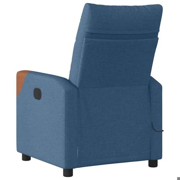 Maison Exclusive - Massagestol med vippefunktion Blå Stof