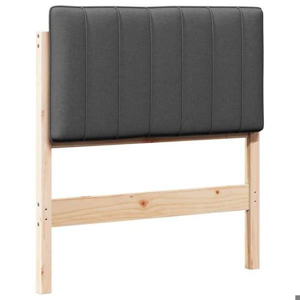 Hovedgærde - EKSKLUSIV HUS - Rektangulær 80 cm - Massivt fyrretræ - Brun og mørkegrå - Leveres samlet Brun och mörkgrå