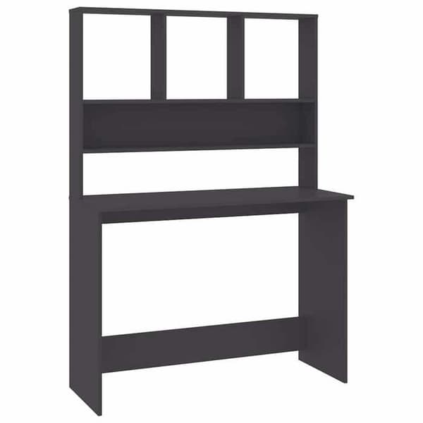 Kontor - EXKLUSIVT HUS - 110x45x157 cm - Grå - Ingenjörsträ - Vertikal design Grå