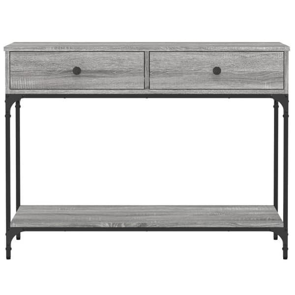 Maison Exclusive - Konsolbord sonoma grå 100x34,5x75 cm ingenjörsträ