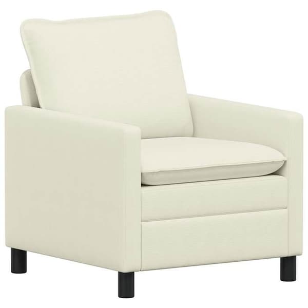 Maison Exclusive - Soffa Creme 76 x 81 x 87,5 cm Tyg