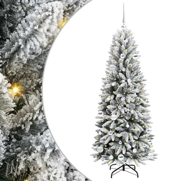 Maison Exclusive - Kunstigt Hvidt Juletræ 150 cm Vit