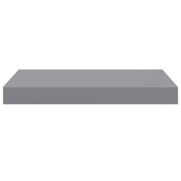Maison Exclusive - Kelluva seinähylly harmaa 40x23,5x3,8 cm MDF Grå