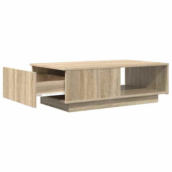 Maison Exclusive - Sofabord Egetræ Sonoma 95 x 55 x 31 cm Ingeniørtræ