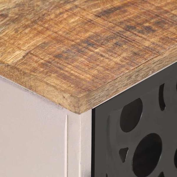 Maison Exclusive - TV-möbel 120x30x40 cm i rå mangoträ