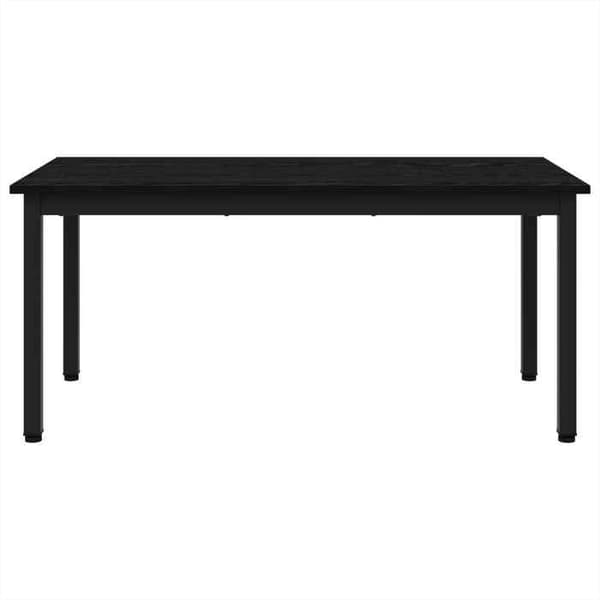Maison Exclusive - Sofabord Eg sort 100 x 50 x 45 cm Ingeniørtræ