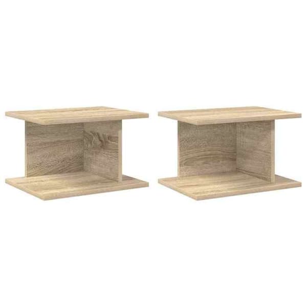 Maison Exclusive - Sängbord 2 st Ek Sonoma 40 x 30 x 25 cm