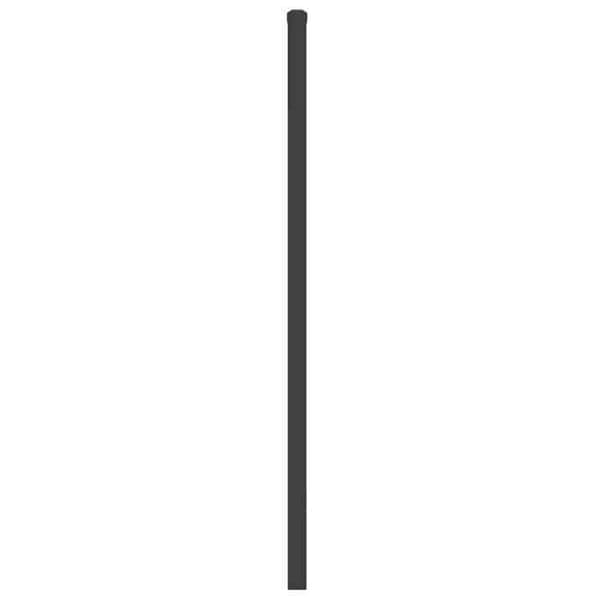 Maison Exclusive - Erstatnings hovedgærde metal sort 100 cm
