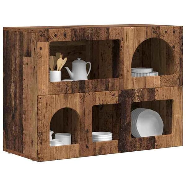 Maison Exclusive - Buffet ELST Gamle træ 80,5 x 35 x 59 cm Ingeniørtræ