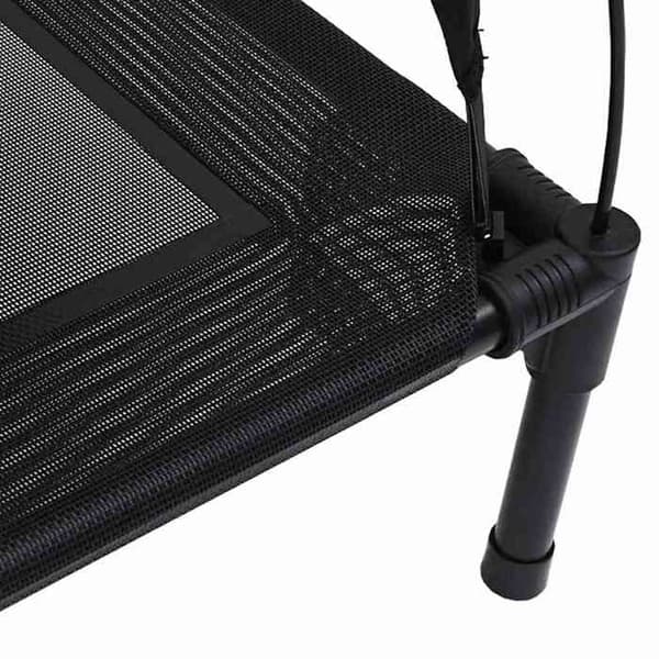 Maison Exclusive - Koiran sänky 63 x 49,5 x 60 cm Musta teräs