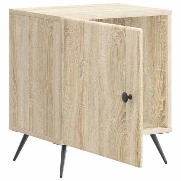 Maison Exclusive - Sängbord 2 st Ek Sonoma 43 x 34,5 x 50 cm