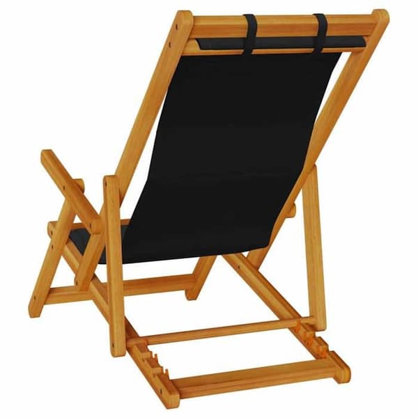 Maison Exclusive - Strandstol 2 stk Brun Massiv Akacietræ brun