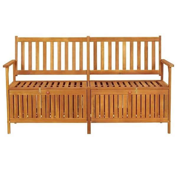 Maison Exclusive - Förvaringsbänk 148 cm Solid akaciaträ