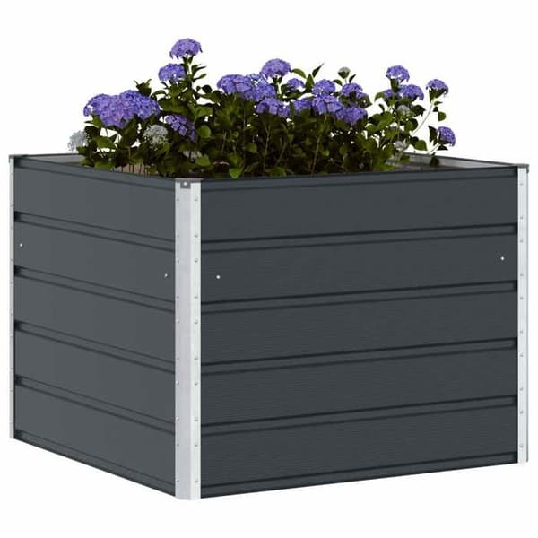 Maison Exclusive - Anthracite-kasvihuone 100 x 100 x 75 cm Teräs