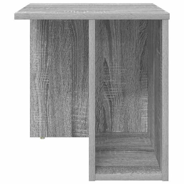 Sidebord - MAISON EXCLUSIVE - Sæt af 2 - Grå Sonoma - Ingeniørtræ - 37x32x40 cm Gris Sonoma