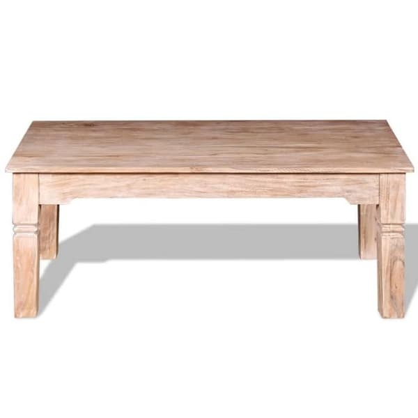 Maison Exclusive - Akasiapuu sohvapöytä 110x60x45 cm brun