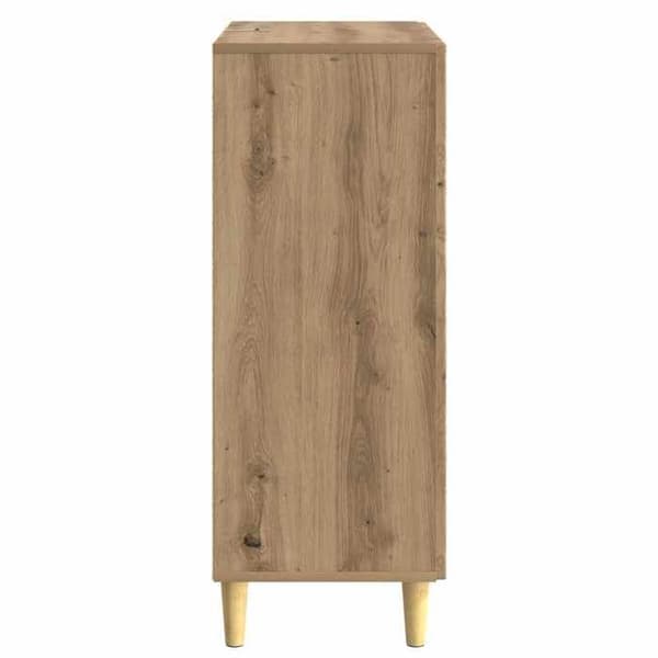 Maison Exclusive - Buffet i håndlavet egetræ 66 x 34,5 x 90 cm Ingeniørtræ