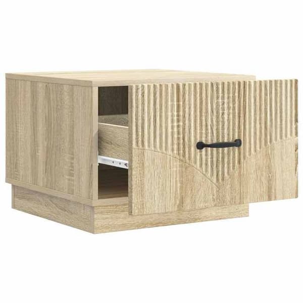 Maison Exclusive - Sofabord Egetræ Sonoma 49 x 50 x 37 cm Ingeniørtræ