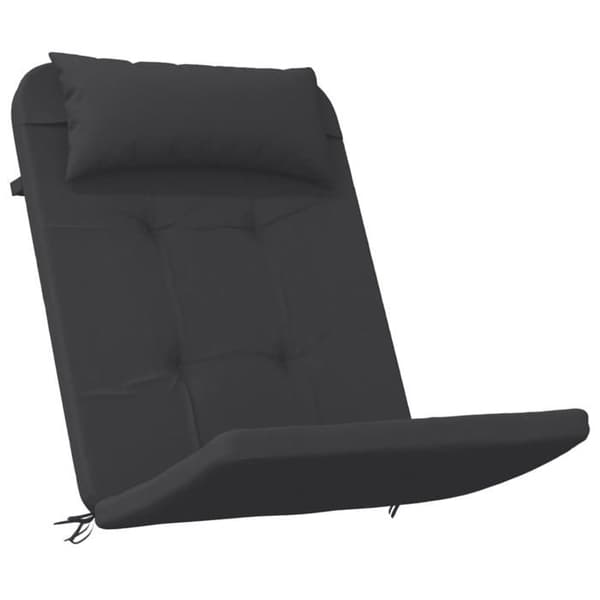 Maison Exclusive - Adirondack stolskuddar set om 2 svart oxfordtyg