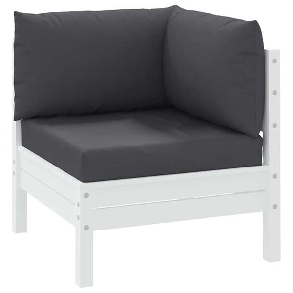 Maison Exclusive - Palettkuddar set om 3 antracit Oxford tyg
