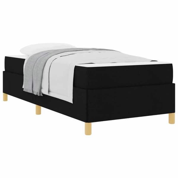 Maison Exclusive - Sängram Svart 100 x 200 cm tyg