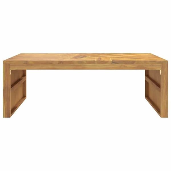 Maison Exclusive - Matala pöytä 110x60x38 cm tiikkipuusta
