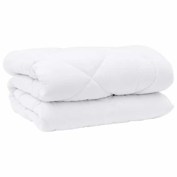 Vintertäcke - EXKLUSIVT HEM - Vintervadderat - 260 x 220 cm - 450 g/m² - 100% mikrofiberpolyester Vit