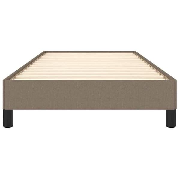Maison Exclusive - Sengestel uden madras taupe 90x190 cm stof