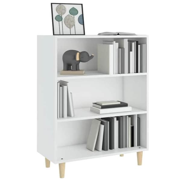 Exklusiv Hus - Buffé Vit 69,5x32,5x90 cm Ingenjörsträ
