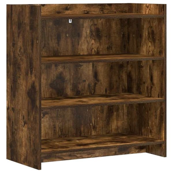 Maison Exclusive - Buffé Ek rökt 75 x 36 x 80 cm Ingenjörsträ
