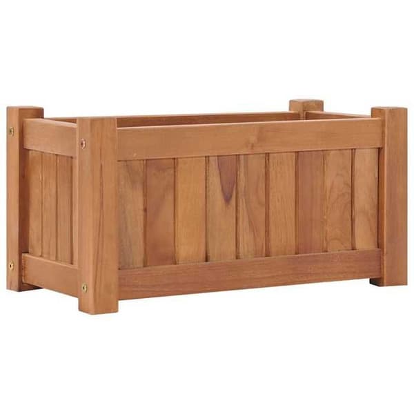 Maison Exclusive - Hævet seng 50x25x25 cm Solid teaktræ