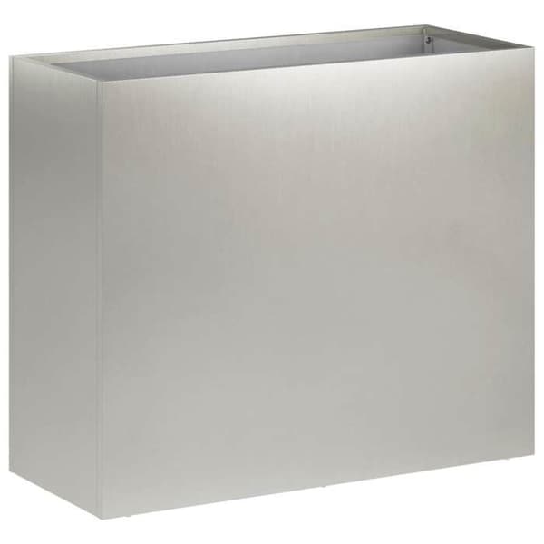 Maison Exclusive - Trädgårdskrukor 2 st Silver 50 x 20 x 40 cm