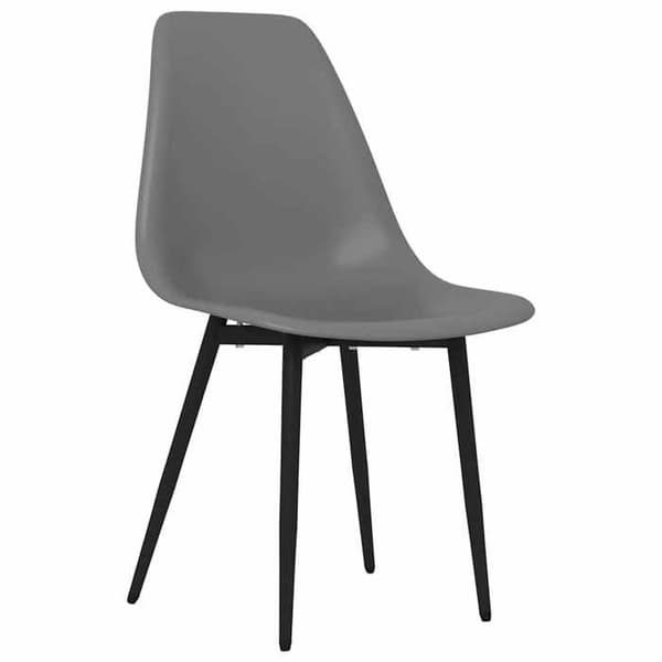Maison Exclusive - Ruokatuolit 4 kpl harmaa PP