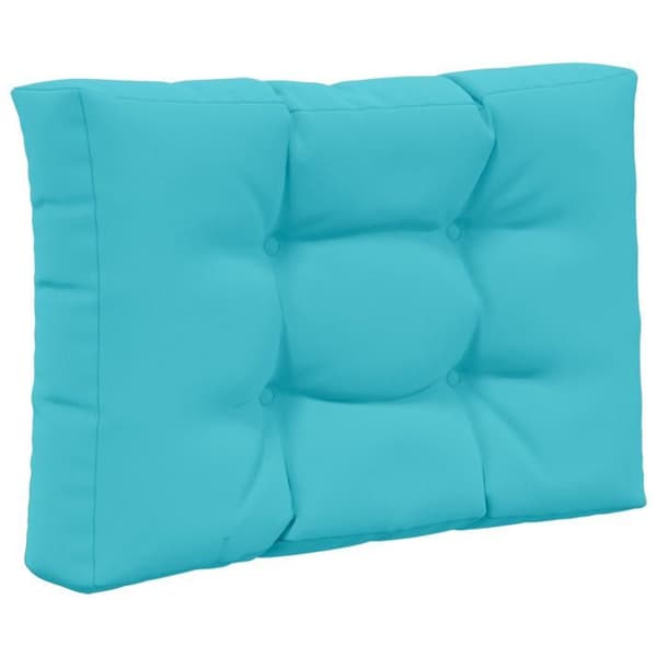 Utomhus kudde - EXKLUSIV HEM - 60 x 60 cm - Turkos - Polyester - Avtagbart blixtlås fodral Turkos