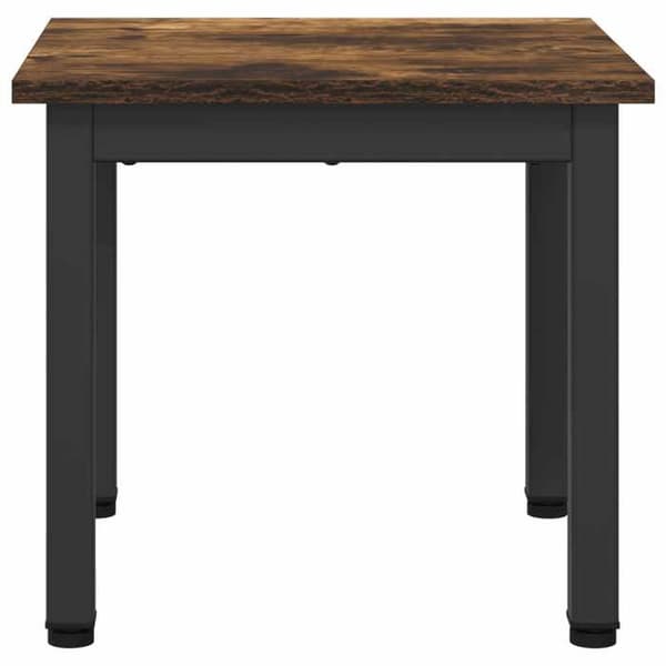 Maison Exclusive - Sofabord Røget Eg 40 x 40 x 36 cm Ingeniørtræ