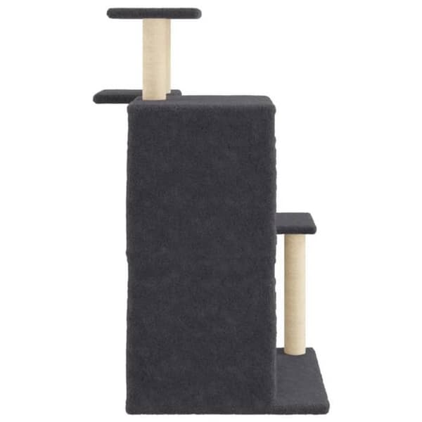 Maison Exclusive - Katte træ med sisal kløer i mørkegrå 97 cm mörkgrå