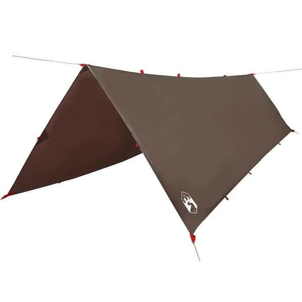Maison Exclusive - Vattentät campingduk brun 506x306 cm