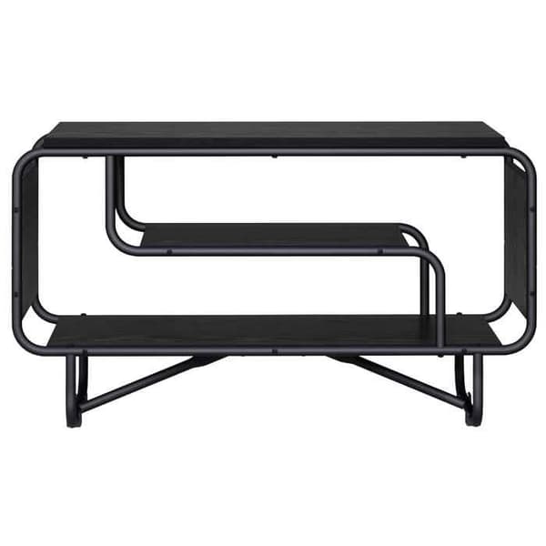 Maison Exclusive - TV-møbel 80 x 36 x 45 cm Sort eg svart ek