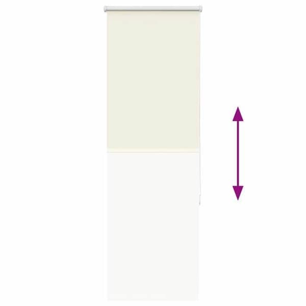 Maison Exclusive - Rullgardin i off-white 40x130cm tygbredd