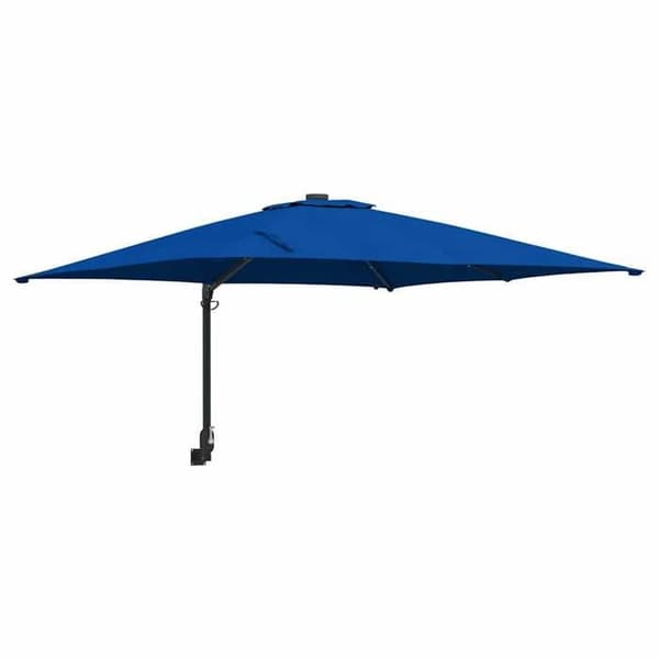 Parasolfod - EKSKLUSIV HUS - 248,5x247,5x160 cm - Polyester & stål - Solcelle LED - UV-beskyttende dug