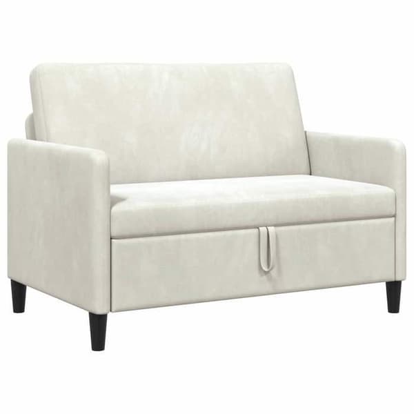 Maison Exclusive - Sofa med opbevaring Creme 122 x 78 x 87 cm Polyester