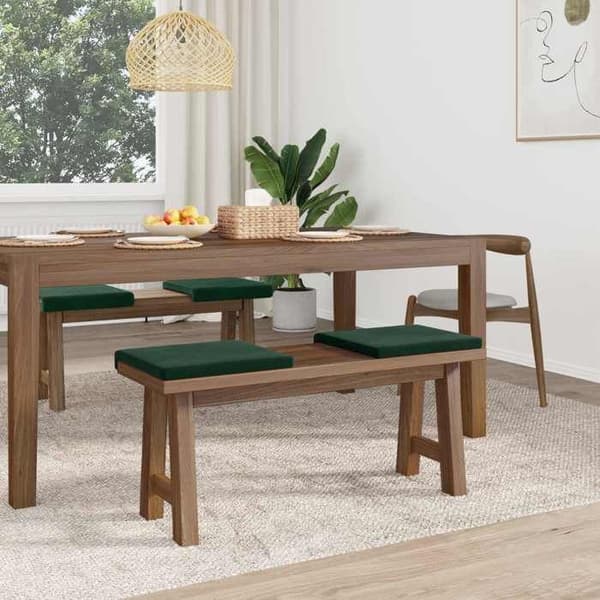 Maison Exclusive - 4 kpl penkkityyny Syvä vihreä 35 cm