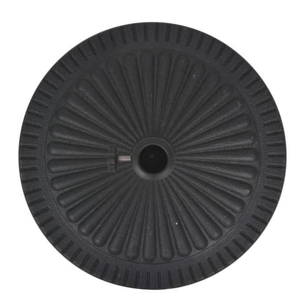 Maison Exclusive - Rund parasolfod i sort resin 14 kg