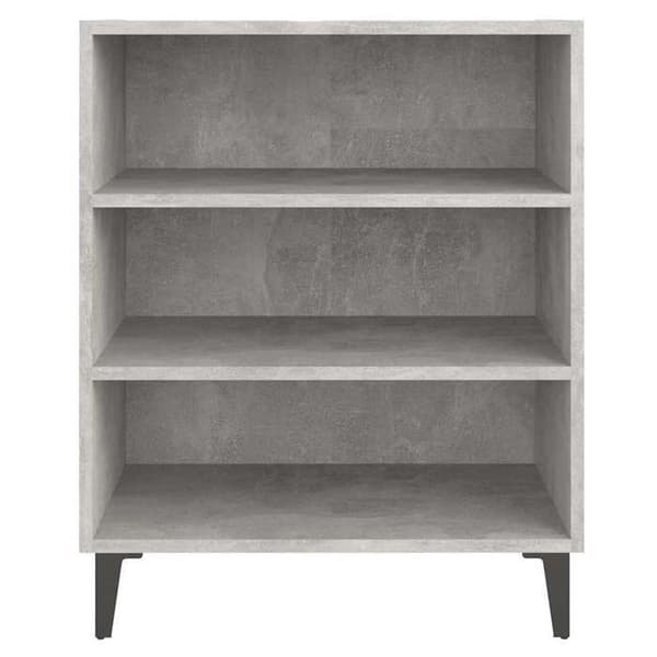 Maison Exclusive - Betonggrå buffé 57x35x70 cm ingenjörsträ