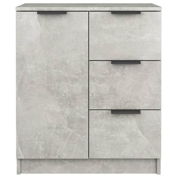 Maison Exclusive - Buffeter 2 stk Grå beton 60x30x70 cm Ingeniørtræ Betonggrå
