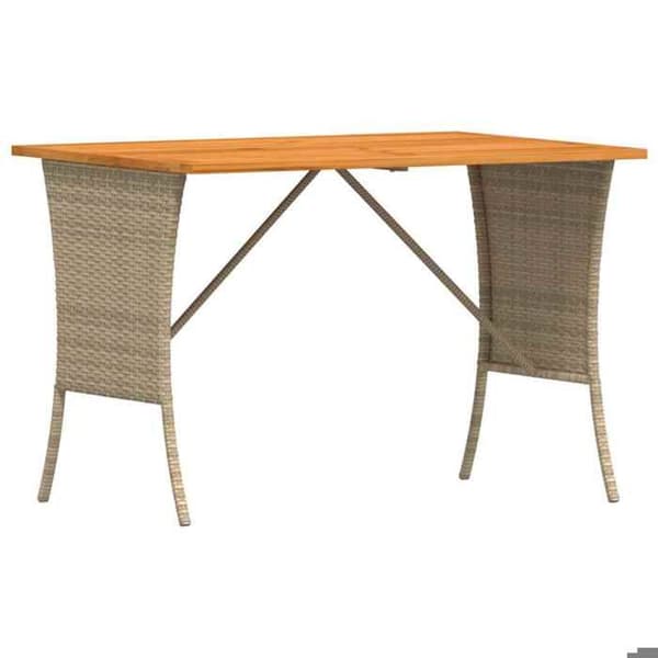 Maison Exclusive - Puutarhakalusteryhmä ja tyynyt 3 kpl Beige polyrottinki