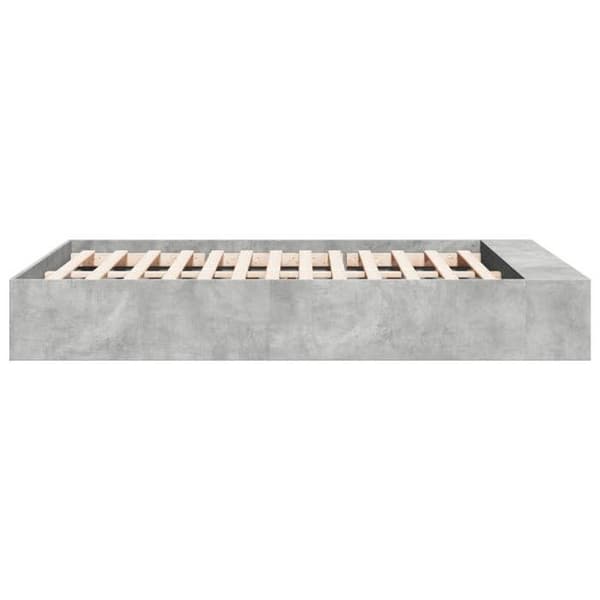 Maison Exclusive - Sengestel uden madras grå beton 120x190 cm