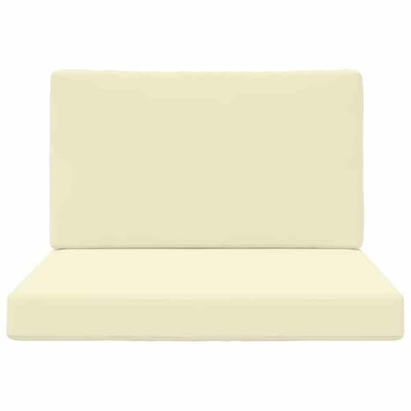 Utomhus soffkudde - EXKLUSIV HEM - 80×80 cm - Polyester - Dragkedja - Skumfyllning Grädde