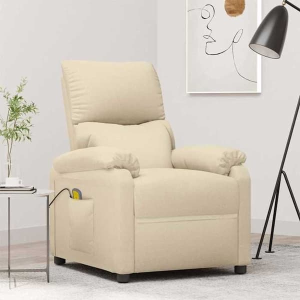 Maison Exclusive - Massage stol Creme Stof